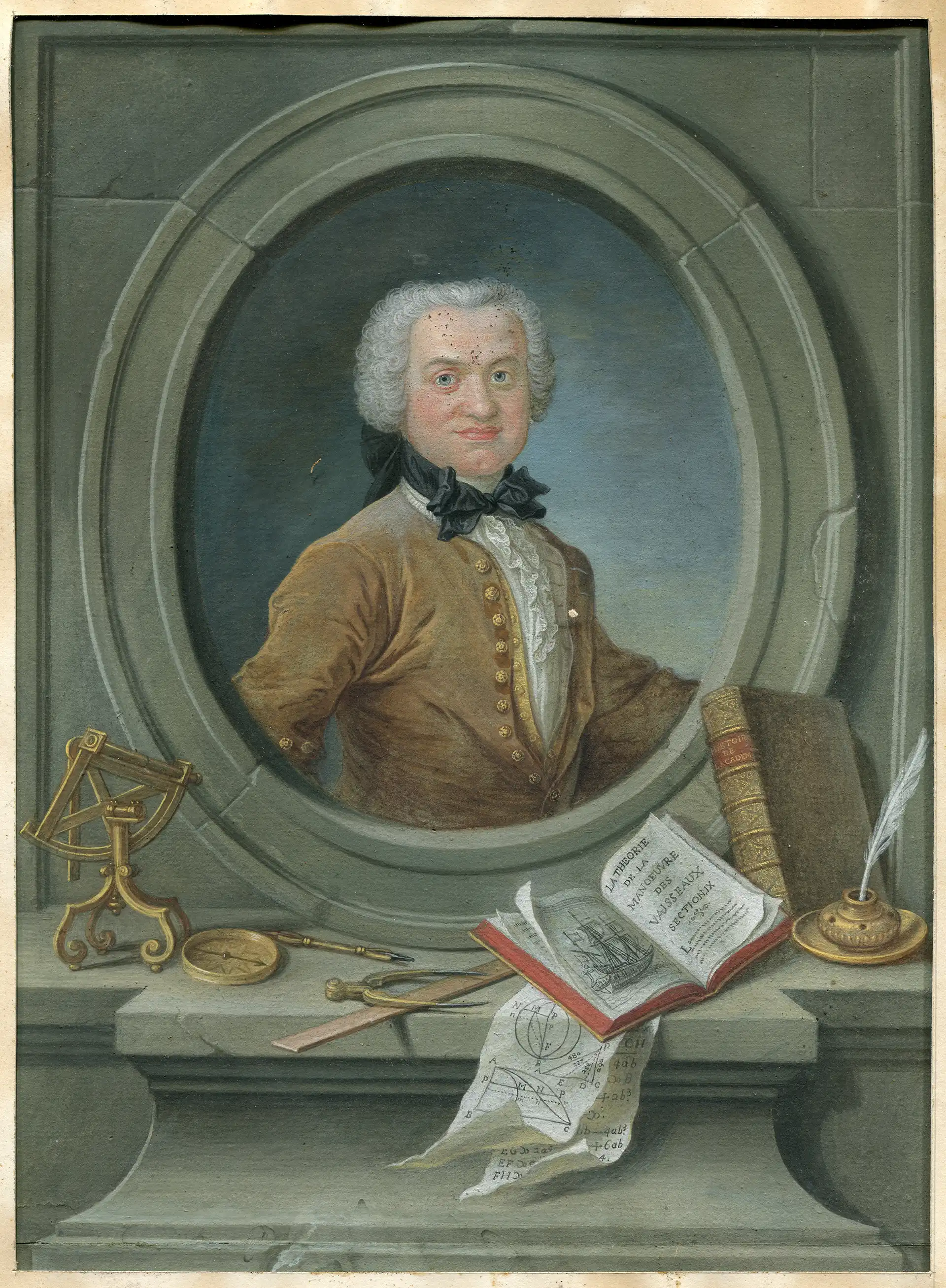 Portrait d'Henri Pitot, XVIIIe siècle