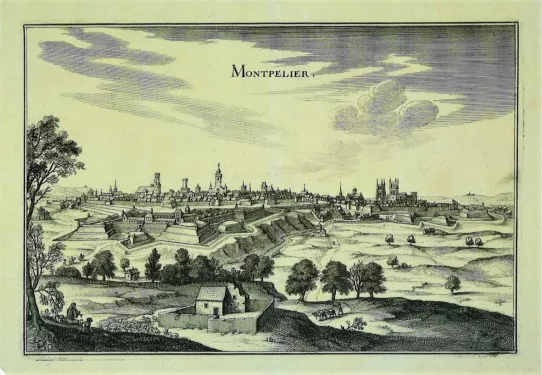 carte postale des archives de montpellier