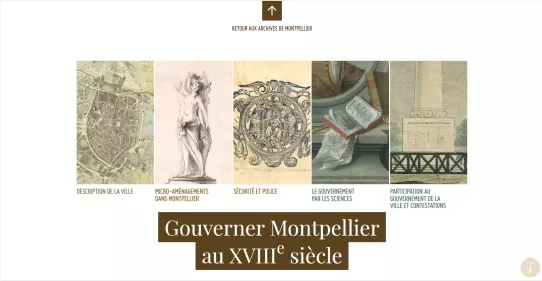 gouverner montpellier au XVIIIe