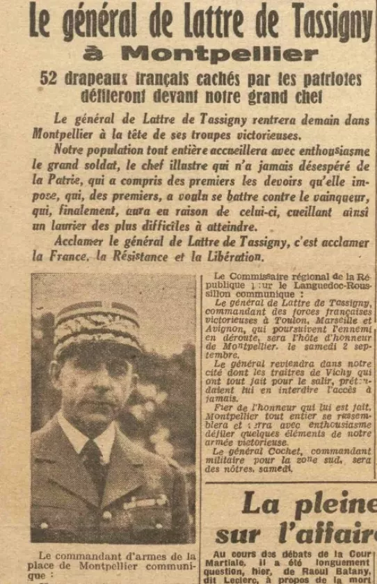 Midi Libre 1er septembre 1944