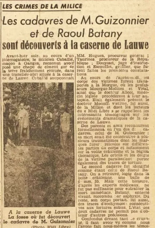 Midi Libre 7 septembre 1944